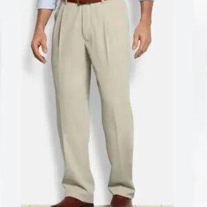 Tommy Bahama Men's Silk Relaxed Pleated Pants